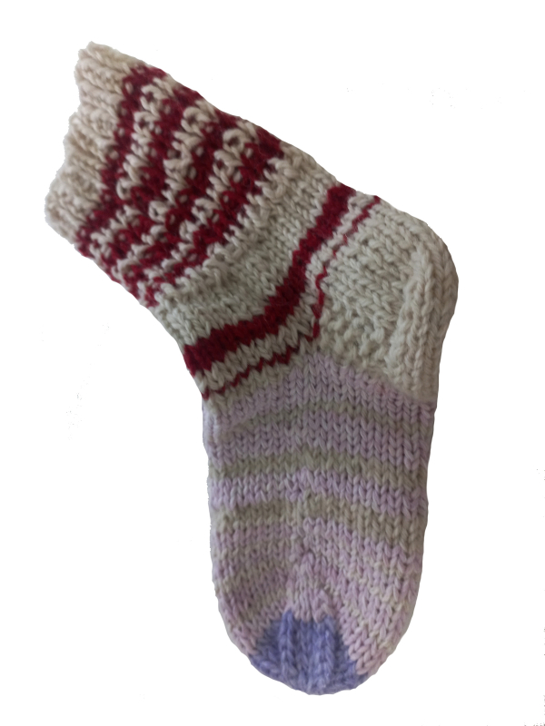 Světlé ponožky 19 cm