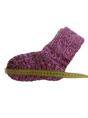 Růžové ponožky 20 cm