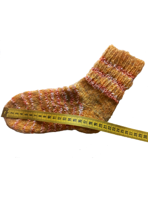 Žluté ponožky 21 cm