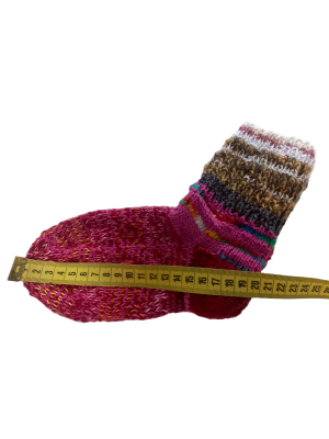 Pestrobarevné ponožky 20 cm